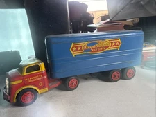 Vintage Wyandotte Motor  Construction Van Lines Semi Truck Trailer