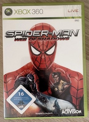 ️ Spider-Man Web of Shadows   Xbox 360   Komplett CIB   Sehr Gut   Selten  ️