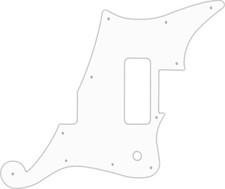 WD Custom Pickguard For D'Angelico Deluxe Bedford #04R White/Red/White