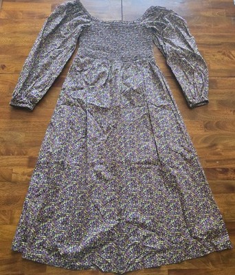 Jcrew 100% Organic Cotton Daydream Dress in Liberty  Busy Izzy Size small