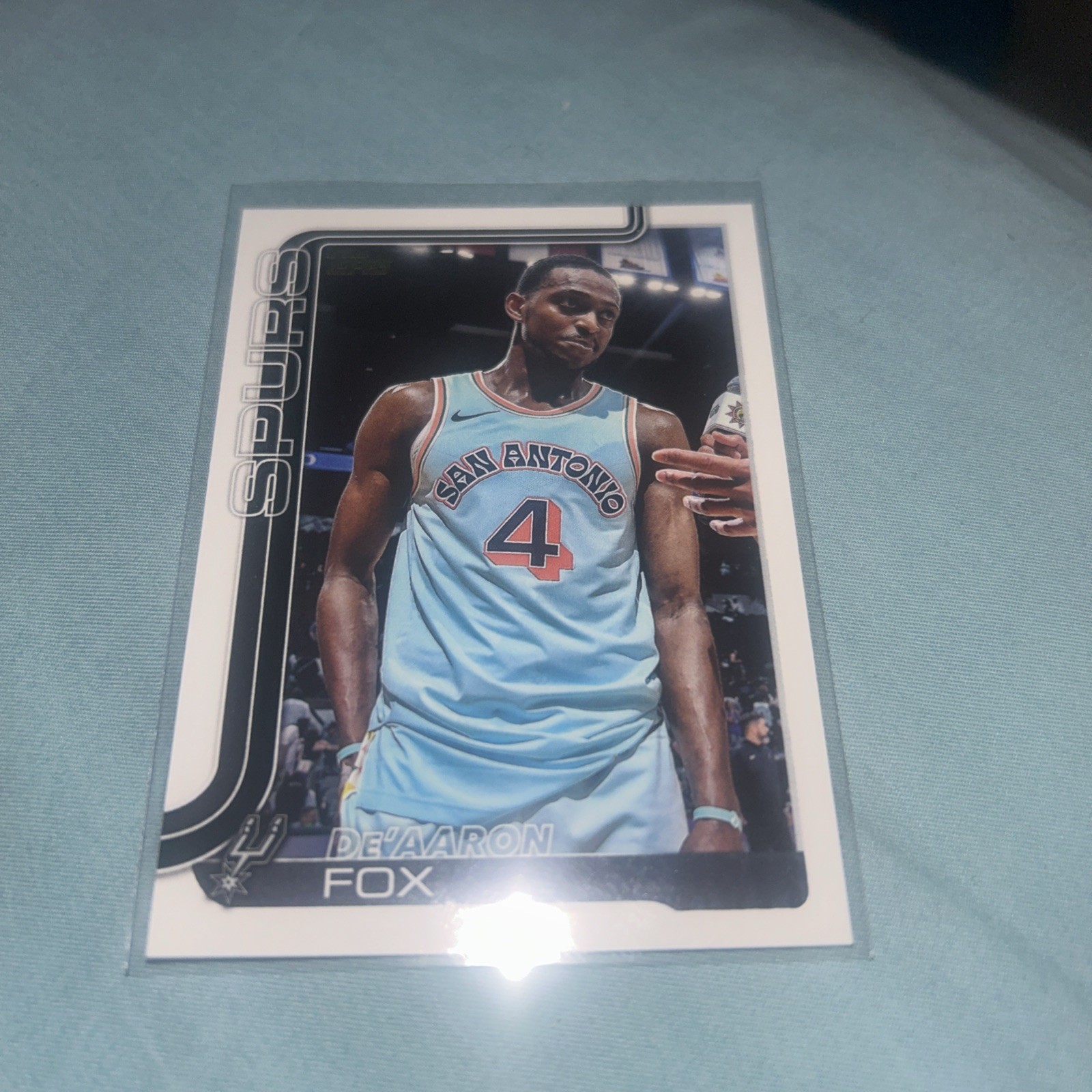 2025-26 Topps Basketball DE’AARON FOX Golden Mirror SSP #196