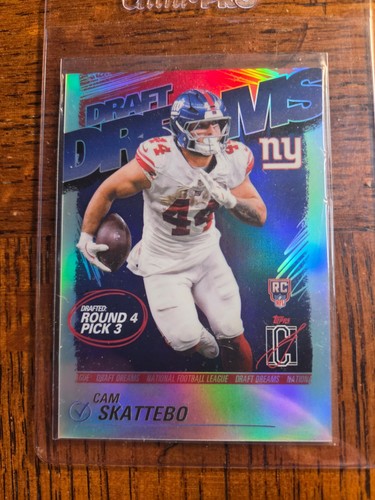 2025 Topps Signature Cam Skattebo Base (RAW)