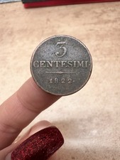 MONETA REGNO LOMBARDO VENETO 3 CENT 1822 LL