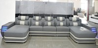 Ecksofa U-Form Sofa Polstersofa Couch Sofas Couchen Ecksofas Design Garnitur