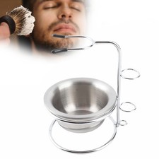 Multi-function Stainless Steel Shaving Stand Bowl Set For Rich Bubbles Shaving S