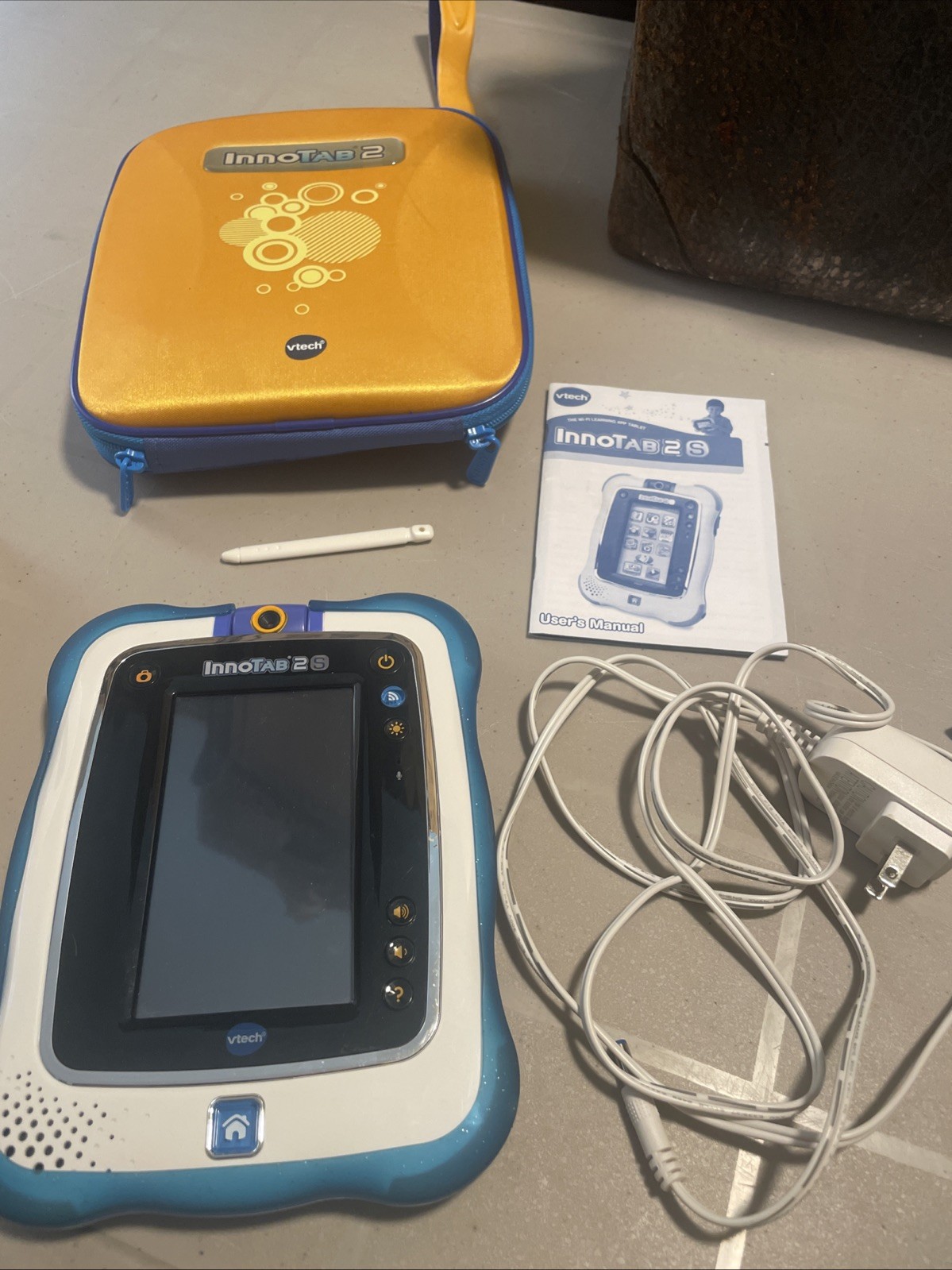 Vtech InnoTab 2S WiFi E-Reader Tablet Game System Travel Charger Case-image