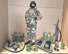 VTG G.I. Joe Hasbro Action Figure Military 12” Doll w/ Accessories