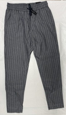 Only & Sons Small Skinny-fit Pinstripe Drawstring Pants