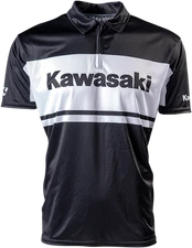 FACTORY EFFEX Fits Kawasaki Team Pit Shirt XL 23-85106 Black/White