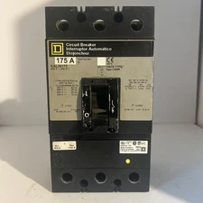 Sqare D KAL36175 Circuit Breaker 175A , 3P , 600VAC , 250 VDC