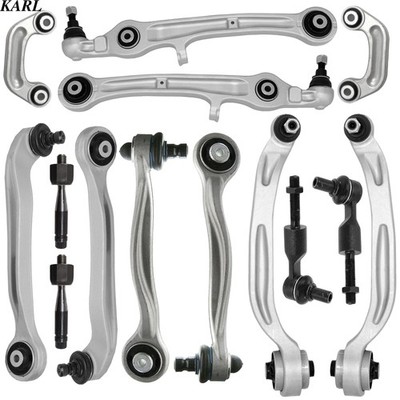 Front Control Arm Sway Bar Link Tie Rod 14 Kit for 2004-11 Audi A6 Saloon Estate