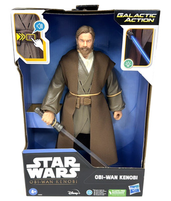 NEW - Star Wars: Galactic Action Obi-Wan Kenobi Interactive Electronic Figure