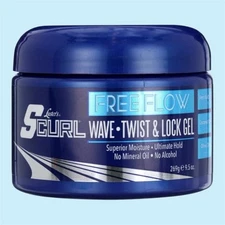 Luster's Scurl Free Flow Wave . Twist  & Loc Gel No Alcohol 269g New Sealed.