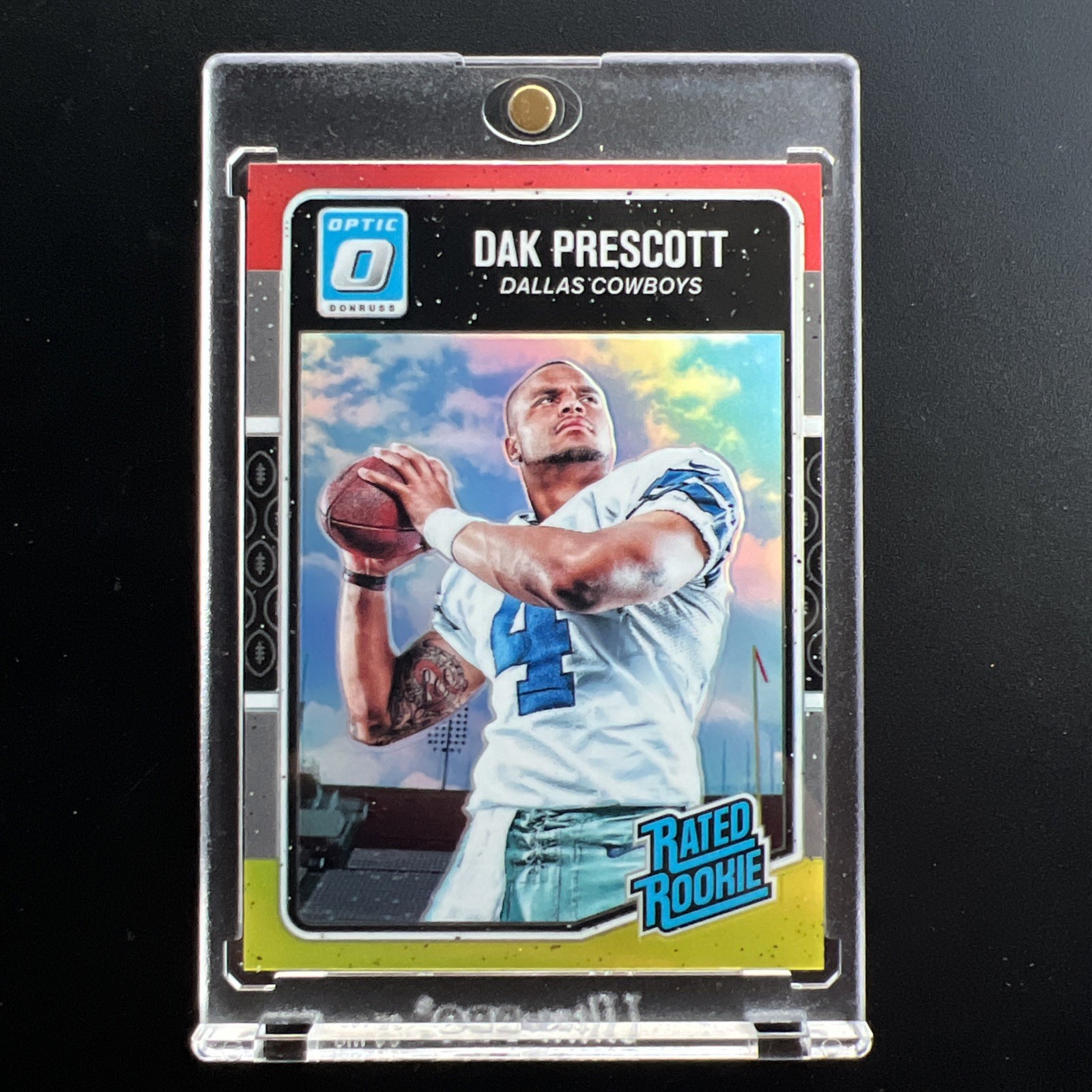 2016 Donruss Optic - Rated Rookie Dak Prescott #162 Red and Yellow (RC)