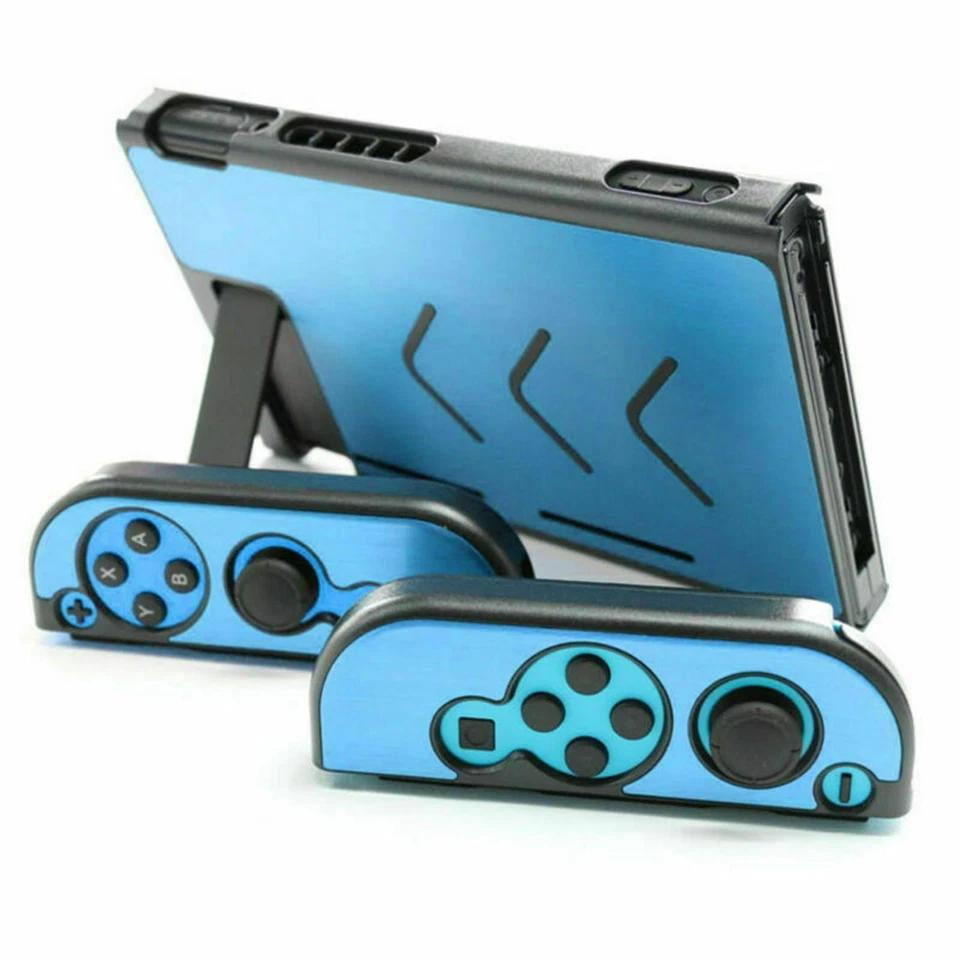 Funda Rígida Antiarañazos PC Aluminio Metal Carcasa Protectora Para Nintendo Switch Foto 3 de 4