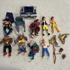 Vintage Teenage Mutant Ninja Turtle Figures Lot TMNT Bill Ted Kenner 80s Toys