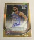 2025-26 Bowman Chrome Ajay Mitchell Gold Autograph #BCA-AL /50 (AU)