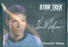 Star Trek Original Series 50th Anniversary Stewart Moss Silver Autograph Card