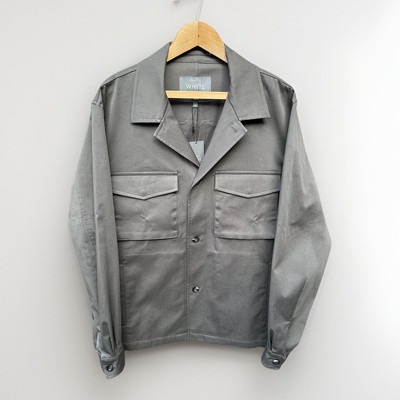 Private White VC Men's Overshirt Jacket Khaki Size Large Pocket