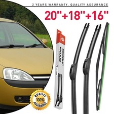Scheibenwischer Vorne + Hinten Wischer Passend Für OPEL CORSA C | Bj. 2000-2006
