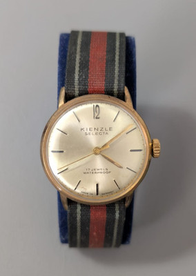 Kienzle Selecta 17 Jewels Waterproof Mechanisch Handaufzug Vintage Germany