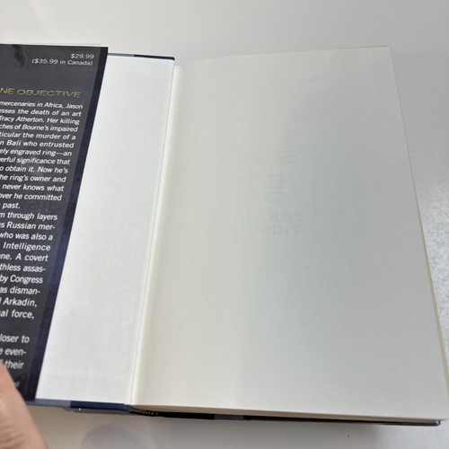 Robert Ludlum's ~The Bourne Initiative & Bourne Objective LARGE PRINT - Picture 7 of 17