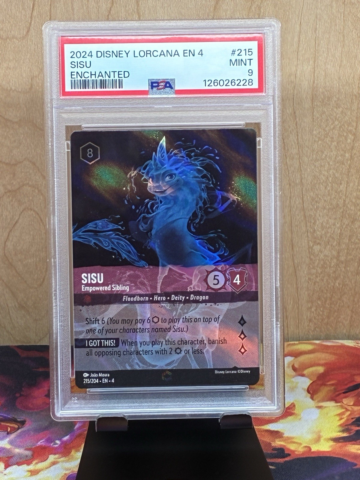 2024 Disney Lorcana Enchanted Ursula's Return Sisu Empowered Sibling Psa 9 Mint