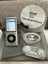 Apple iPod nano 4th Gen A1285 Silver- NEW BATTERY 8 GB  1 Year CPS Warranty 