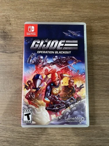 GI JOE BLACKOUT NSW - Nintendo Switch -Tested - Fast Shipping!