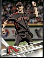 2017 Topps Luis Coronel First Pitch HSC