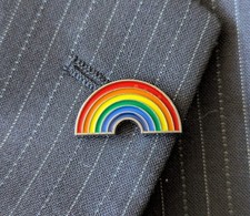 NEU - LGBTQ + Pride Ansteck PIN - Regenbogenfarben - Rainbow 🌈 farbenfroh - TOP
