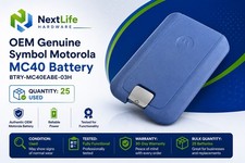 25 Genuine Symbol Motorola MC40 MC40C MC40N0 Battery 82-160955-03 Tested