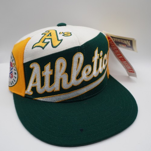 American Needle Oakland Athletics Hat Men OSFA Green Gold Vintage Snapback MLB