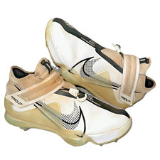 Nike Force Zoom Trout 7 CI3134-102 Men's Size 10 White Black Baseball Cleats