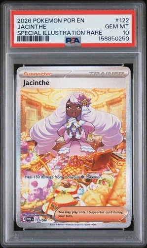 PSA 10 Jacinthe 122/088 Me03: Perfect Order Holo Low Pop