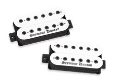 Seymour Duncan Blackened Black Winter Humbucker Pickups Set, WHITE