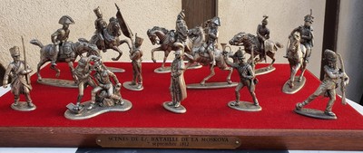 Schlacht bei Moskau 7. September 1812 1. Kaiserreich - Sammlung MHSP mit Sockel 