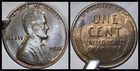 1930-P Lincoln Cent nice detail, good color obverse, unusual banding on reverse