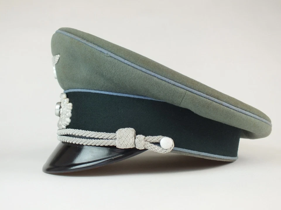 Gorra visera oficial de transporte del ejército alemán Segunda Guerra Mundial - Gorra de oficial Foto 4 de 4