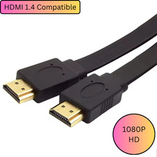 HDMI-Compatible Cable 1080P Full HD Flat Audio/Video Cord For PC HDTV Projector