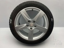 Seat Leon R17 Alloy Wheel With Tire 2011 Hatchback 4/5dr 1P0601025M (05-12)