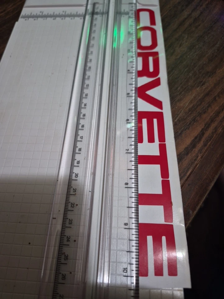 Calcomanía adhesiva de vinilo Corvette coche deportivo de carreras American Muscle - cualquier tamaño Foto 2 de 2