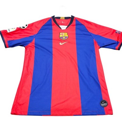 Nike FC Barcelona Soccer Jersey XL Red Blue LaLiga Champions League Dri-FIT