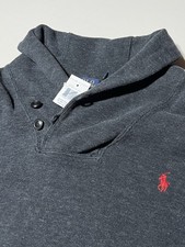 NeW POLO RALPH LAUREN Mens Shawl Collar Pullover Luxury Jersey Sweater XXL NWT