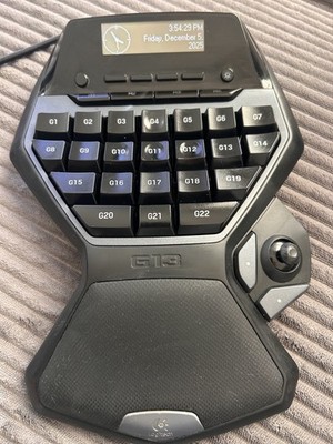 Logitech G13 USB Programmable Gamepad Gameboard Controller w/ LCD Display tested