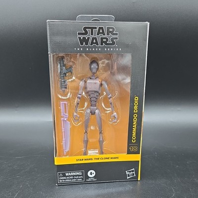 Star Wars The Black Series Commando Droid Clone Wars 6'' Action Figure Hasbro