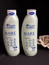 Head And Shoulders Bare Pure Clean Shampoo 2-15.5oz disc.