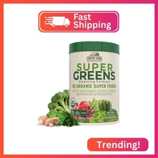 Country Farms Organic Super Greens Natural Flavor, 50 Organic Super Foods, Packe