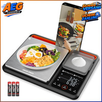 Digitale KüChenwaage 0,01G-10Kg Schwarz Edelstahl Lebensmittelwaage