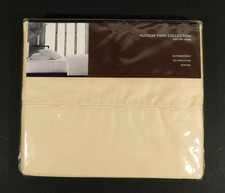 Hudson Park Collection Cornsilk 500TC 100 Pima Cotton Twin Flat Sheet